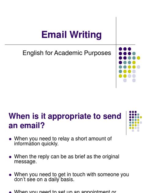 Email Writing 1 | PDF | Communication