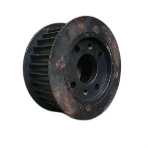 Color Coated Heavy Engine Mild Steel Crankshaft Pulley 200g 2 5cm