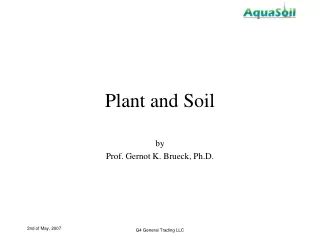 PPT Soil Water Plant Relationship PowerPoint Presentation Free