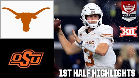 Oklahoma State Cowboys Vs Texas Longhorns 1st Half Highlights Espn College Football Youtube