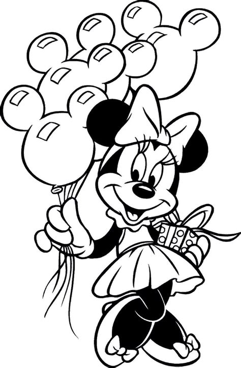 Minnie Con Fiori Da Colorare Scarica Stampa O Colora Subito Online