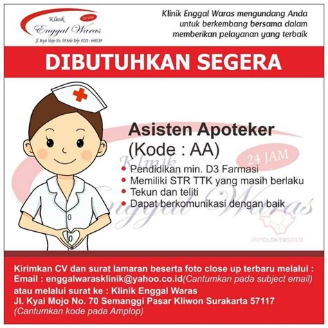 Lowongan Kerja Klinik Enggal Waras Di Solo INFO LOKER SOLO