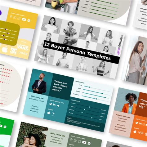 Buyer Persona Template Collection - 100% editable