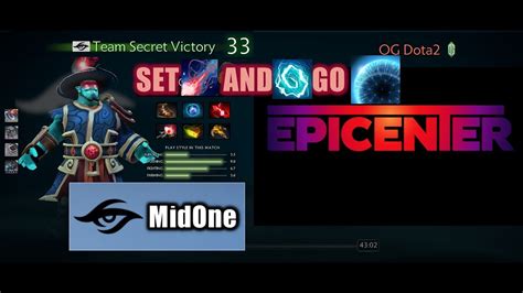 Epicenter 2017 Group Stage Secret Midone Storm Spirit Youtube