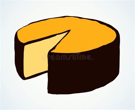 Una Tajada De Queso Holand S Dibujo Vectorial Ilustraci N Del Vector