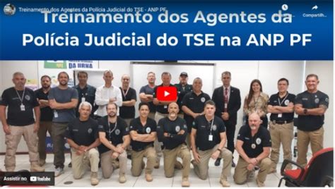 AGENTES DA POLÍCIA JUDICIAL DO TSE PARTICIPAM DE TREINAMENTO NA