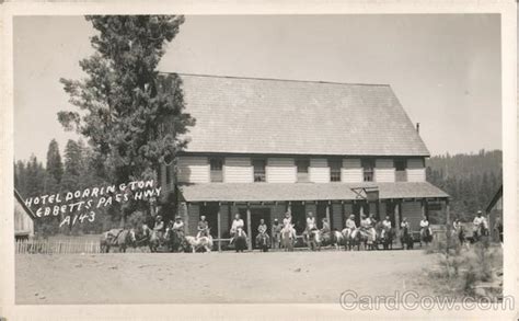 Hotel Dorrington Ebbetts Pass Highway Arnold Ca Postcard