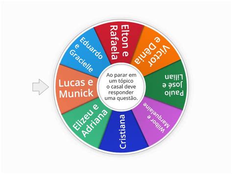 Roleta Casais Random Wheel