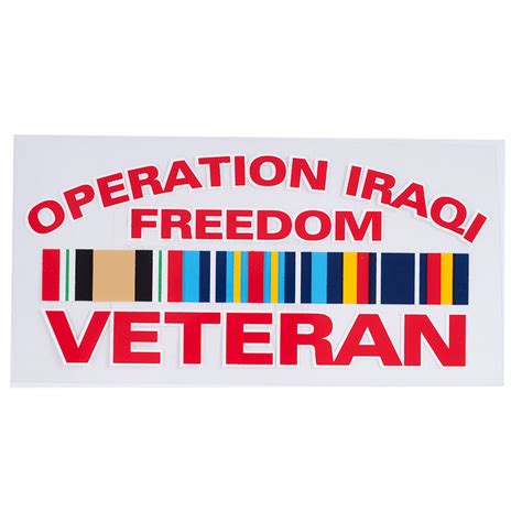 Operation Iraqi Freedom Veteran Decal - The Marine Shop