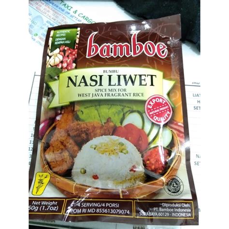 Jual Bamboe Nasi Liwet G Shopee Indonesia