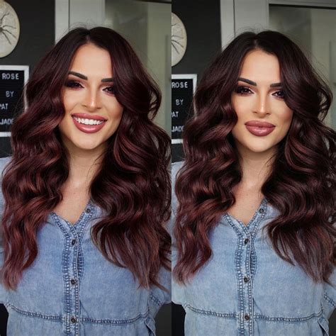 45 shades of burgundy hair dark burgundy maroon burgundy with red ...