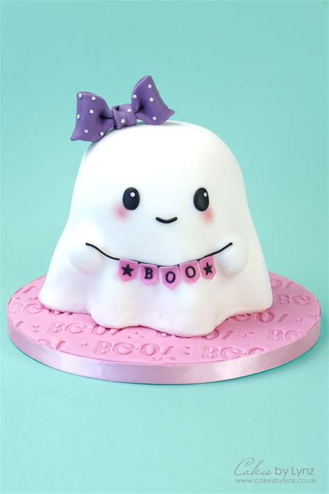 Cute Halloween Ghost Cake Tutorial Cakes By Lynz