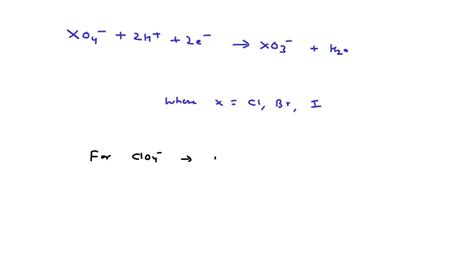 SOLVED The Oxidizing Power Of HXO4 Type Compounds Of Halogens Is In