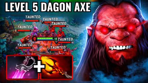 Level 5 Dagon Axe Khanda One Shot Combo In Immortal Ranked Dota 2