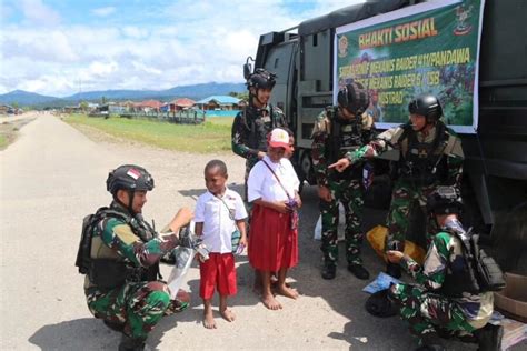 Pos Senyum Pandawa Kostrad Primadona Bagi Masyarakat Kenyam