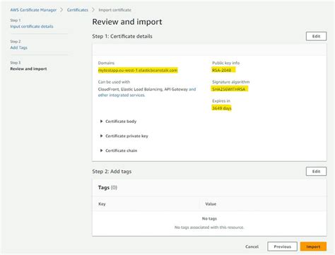 Import Ssl Certificate To Aws Certificate Manager Acm