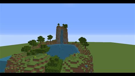 Minecraft Tutorial Wasserfallwaterfall Bauen Youtube