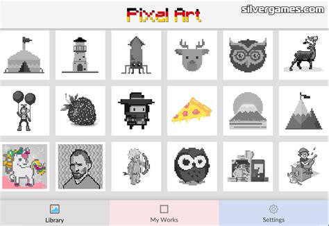 Pixel Art Play Online On Silvergames