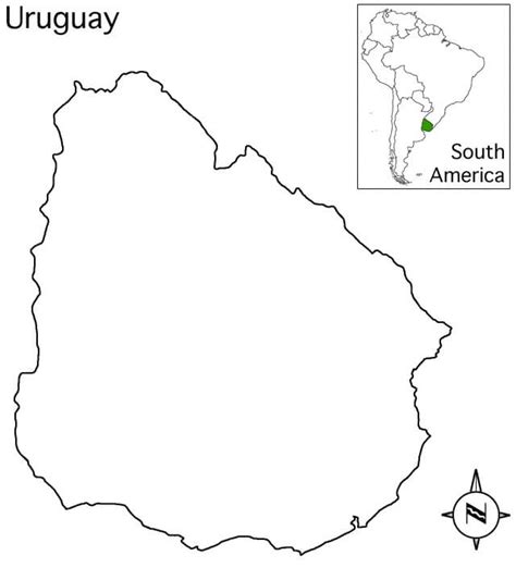 Mapa Fisico De Uruguay Para Colorear Hotsell Publicsafety Net