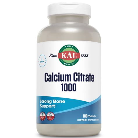 Buy Kalcalcium Citrate Mg Calcium Supplements For Women And Men