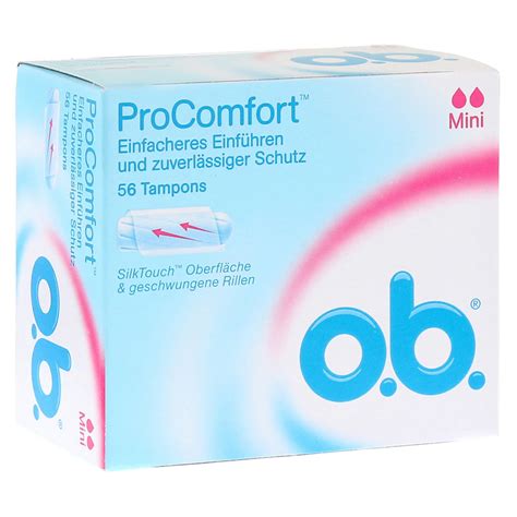 Erfahrungen zu O B Tampons ProComfort mini 56 Stück medpex