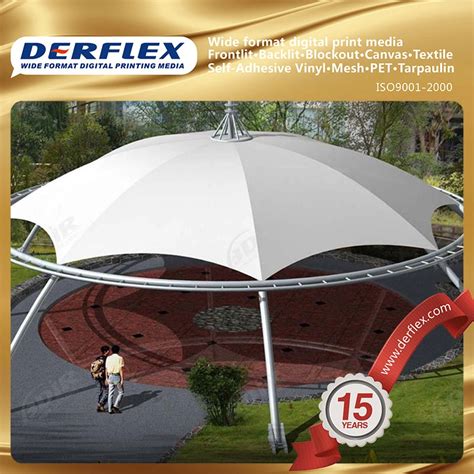 Tent Shade Structure Sunshade Pvdf Ptfe Car Park Tensile Structure