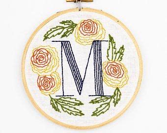 Pin by Lady Nounou on Alphabet illustré Embroidery kits Floral