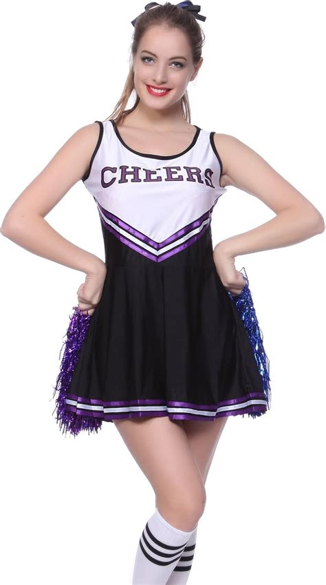 Anladia Cheerleader Kostuem Uniform Cheerleading Cheer Leader Mit