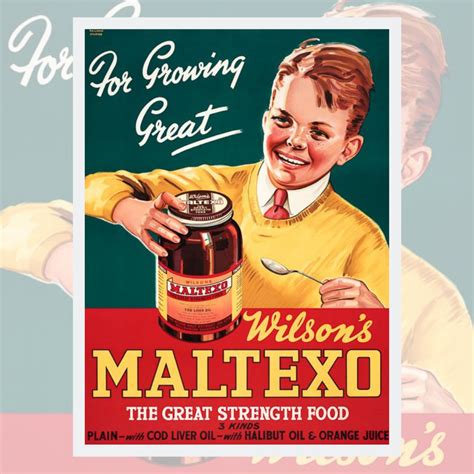 Advertisement for Maltexo brand malt extract.... - Vintagraph Blog