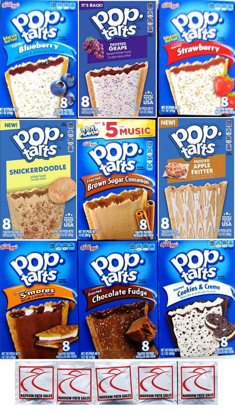 9 Pack The Ultimate Pop Tarts Variety Pack 9 Different Flavors Bundle Of 9 Boxes 1 Of Each