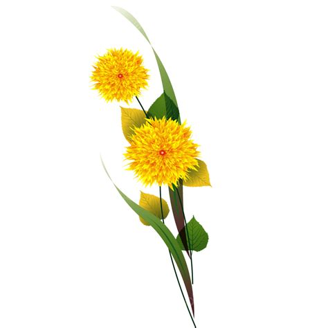 Yello Color Ceramic Flower Png Vector Psd And Clipart With