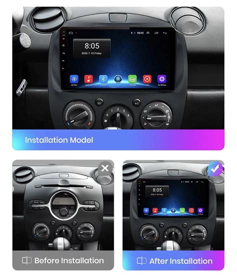 Car Stereo For Mazda 2 2007 2014 Radio GPS Navigation Android 10 0 DSP