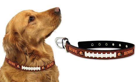 Cleveland Browns Football Lace Dog Collar