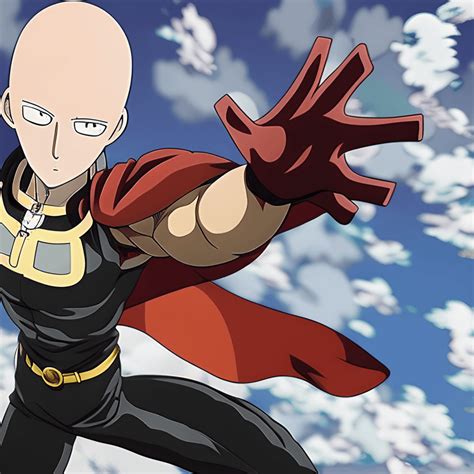 One Punch Man Anime Style Graphic · Creative Fabrica