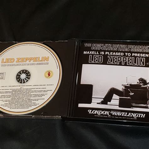 Led Zeppelin 4 CD Set BBC Radio Session Live 1969 1971 Comp Etsy