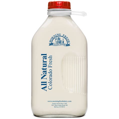 Whole Milk - 1/2 Gallon Glass - Morning Fresh Dairy