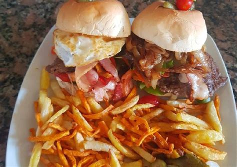 Chivito A La Uruguaya Al Pan Recetariocamino Receta De Ariel