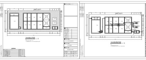 M2421 某新农村每天100方的aao工艺生活污水autocad 2004模型图纸下载 懒石网