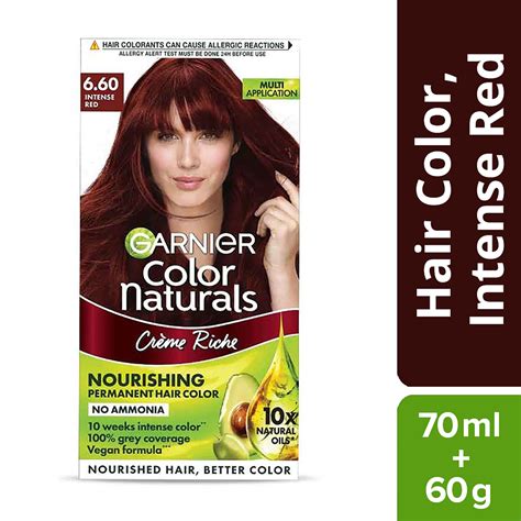garnier color naturals creme hair color shade  intense red