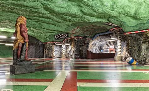 The Stunning Subway Stations Of Stockholm