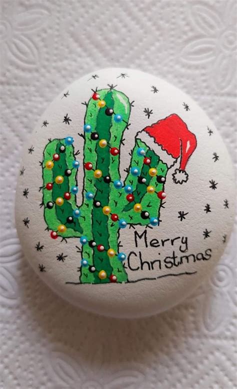 Pin By Barbra Colburn On Rocks C Christmas Pebble Art Rock Crafts