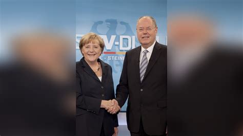 Merkel vs Steinbrück wichtigsten Zitate des TV Duells