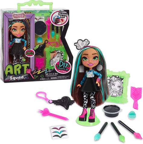 Just Play Art Squad dolls: Vannah, Andi, Lady T, and Nene - YouLoveIt.com