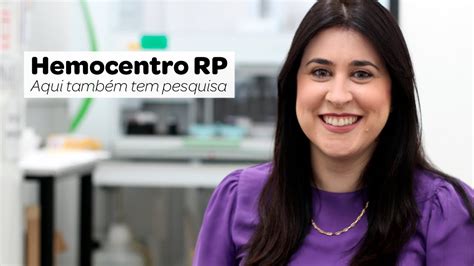 Hemocentro RP aqui também tem pesquisa Hemocentro RP