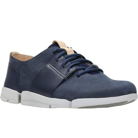 Clarks Tri Caitlin Womens Wide Lace Up Trainers Women From Charles