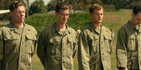 Hacksaw Ridge Andrew Garfield - Andrew Garfield Green Jacket Military ...