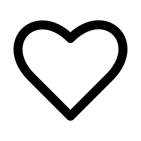 Icono De Vector De Corazón 2205880 Vector En Vecteezy