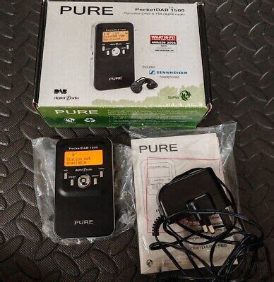 Pure Pocket Dab Dab Am Fm Radio Black Boxed Barely Used Ebay