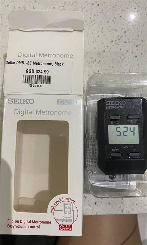 Seiko Digital Metronome Hobbies Toys Music Media Music