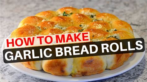 How To Make Garlic Bread Rolls Easy Cooking Recipe Youtube